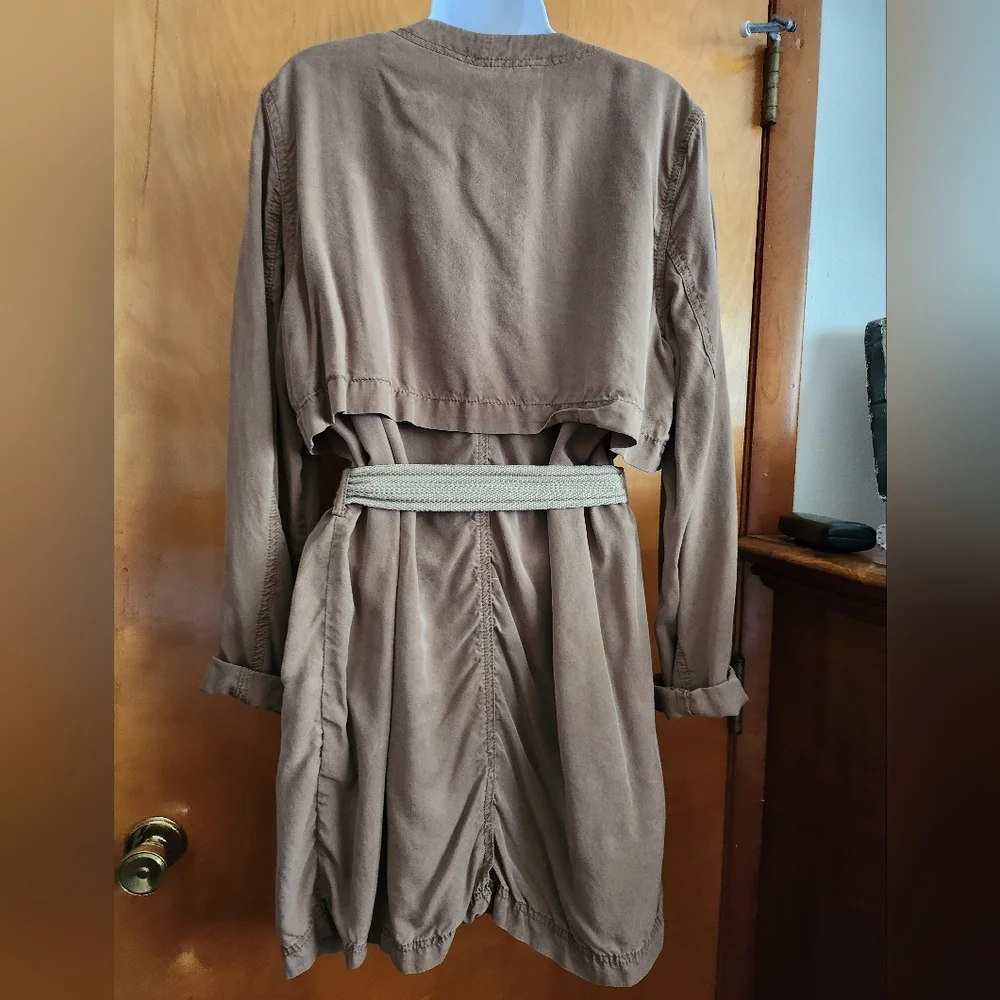 Cartonnier Anthro Belted Trench Coat Lightweight